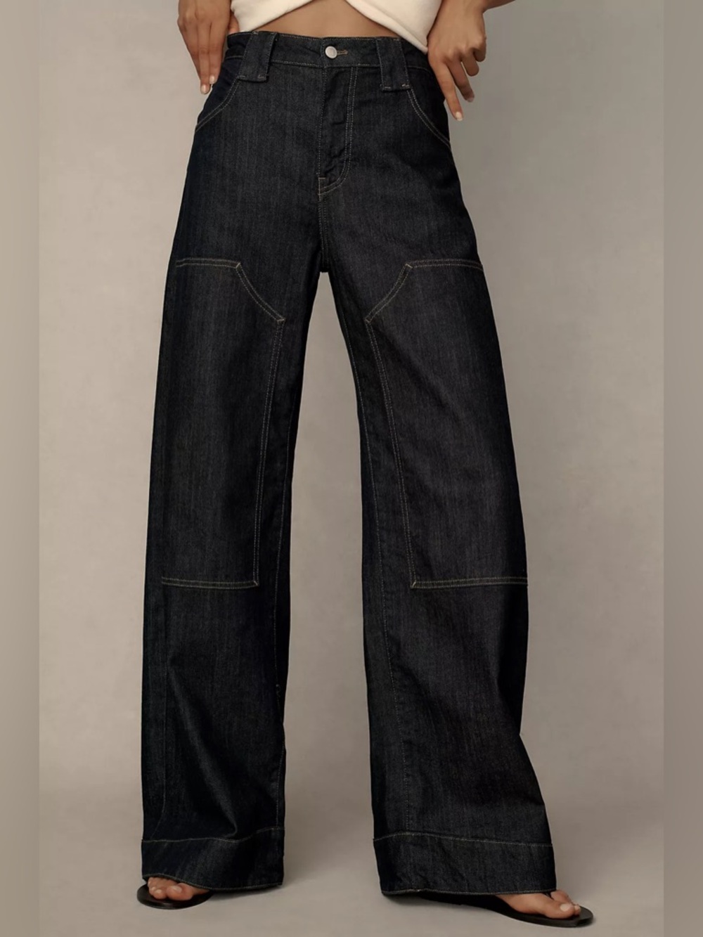 Anthropologie The Myra Low-Rise Tapered Jeans by Pilcro: Puddle Edition